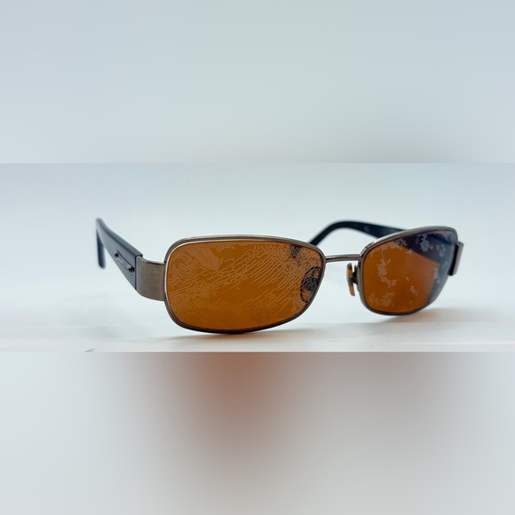 Anne Klein Gold Oval Sunglasses Frames Only - Picture 1 of 8